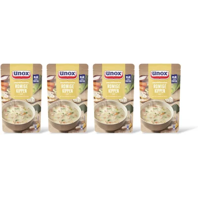 Unox Unox Romige kippensoep 4-pack