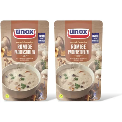 Unox Unox Romige Paddenstoelensoep 2-pack