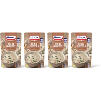 Unox Unox Romige Paddenstoelensoep 4-pack