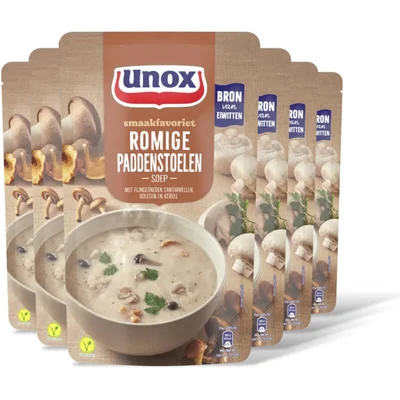 Unox Unox Romige Paddenstoelensoep 6-pack