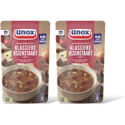 Unox Unox Klassieke ossenstaartsoep 2-pack