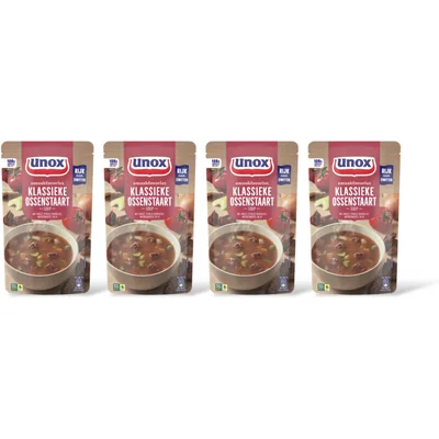 Unox Unox Klassieke ossenstaartsoep 4-pack