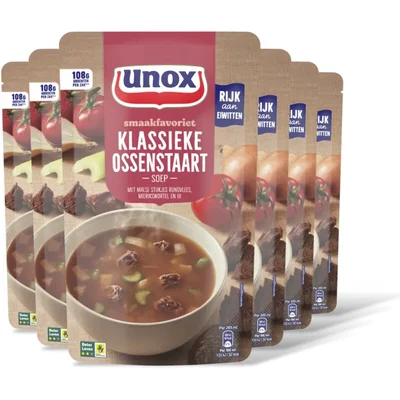 Unox Unox Klassieke ossenstaartsoep 6-pack