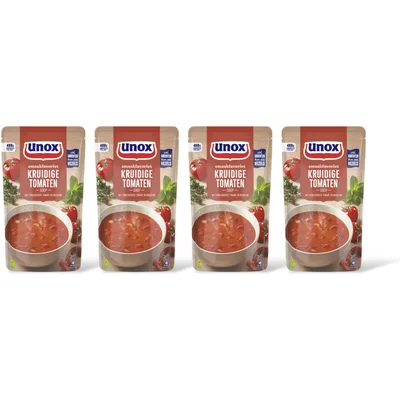 Unox Kruidige tomatensoep 4-pack