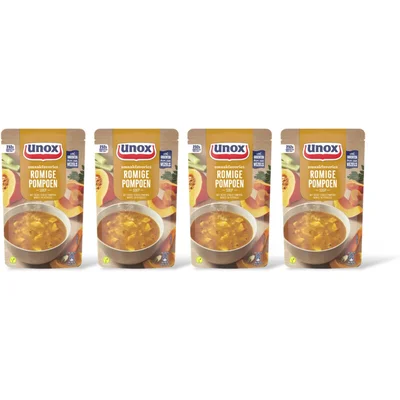 Unox Romige pompoensoep 4-pack