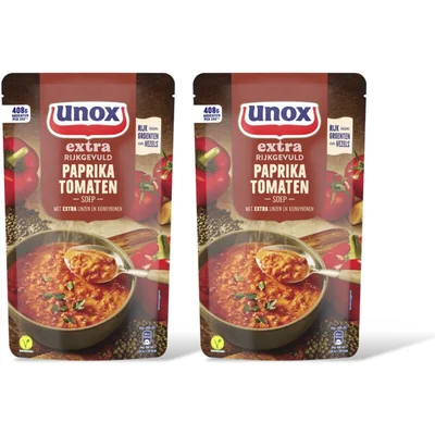 Unox Paprika tomatensoep 2-pack