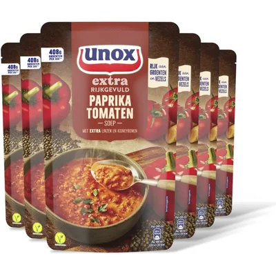 Unox Paprika tomatensoep 6-pack