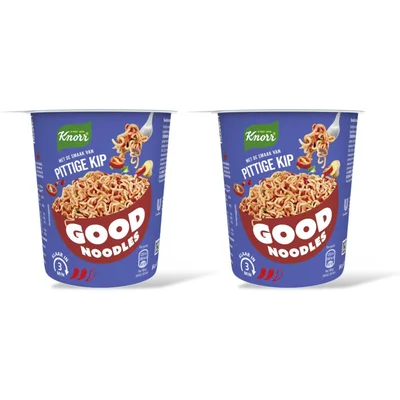 Knorr Good noodles pittige kip 2-pack