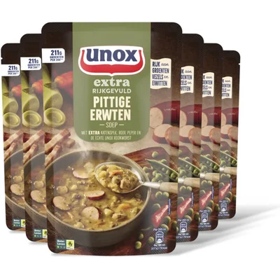 Unox Unox Pittige erwtensoep 6-pack
