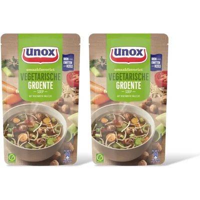 Unox Unox Vegetarische groentesoep 2-pack