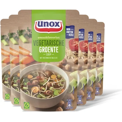 Unox Unox Vegetarische groentesoep 6-pack