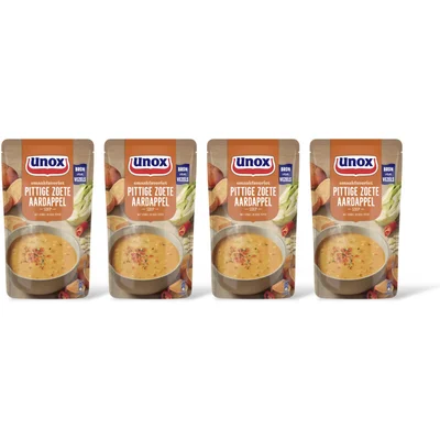 Unox Unox Pittige zoete aardappelsoep 4-pack