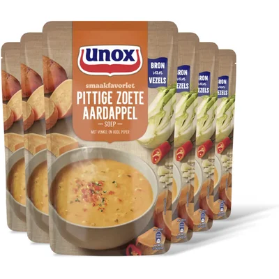 Unox Unox Pittige zoete aardappelsoep 6-pack