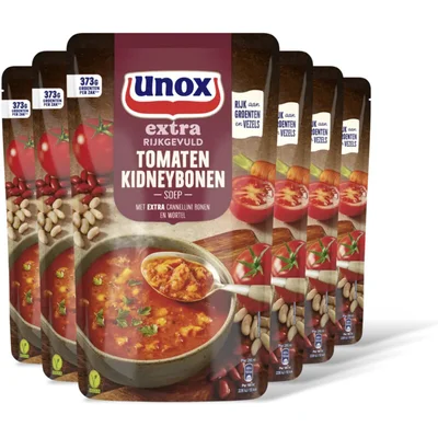Unox Unox Tomaat kidneybonensoep 6-pack