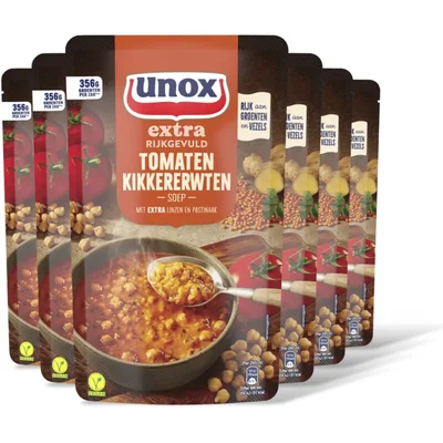 Unox Unox Kikkererwten tomatensoep 6-pack