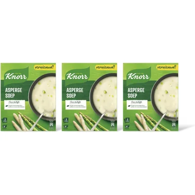 Knorr Mix voor asperge crème soep 3-pack