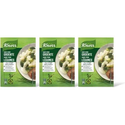 Knorr Saus voor groente 3-pack