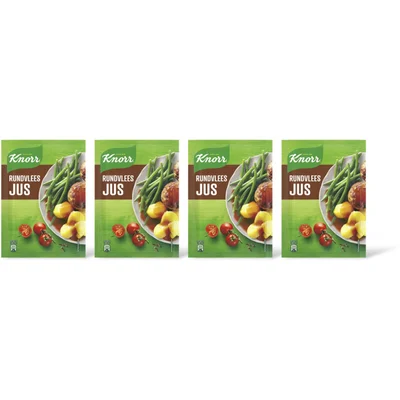 Knorr Rundvleesjus 4-pack