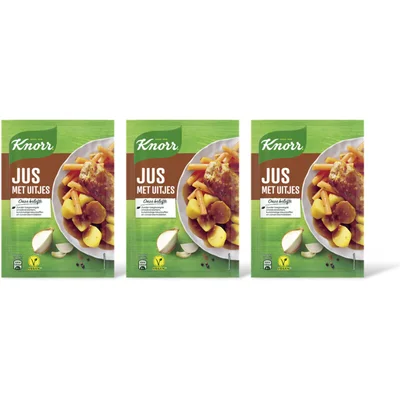 Knorr Mix jus met uitjes 3-pack