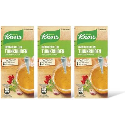 Knorr Drinkbouillon tuinkruiden 3-pack