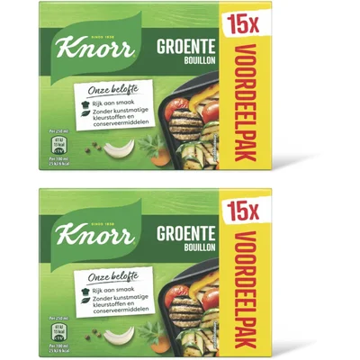 Knorr Groente bouillonblokjes voordeel 2-pack