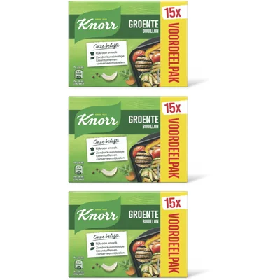 Knorr Groente bouillonblokjes voordeel 3-pack
