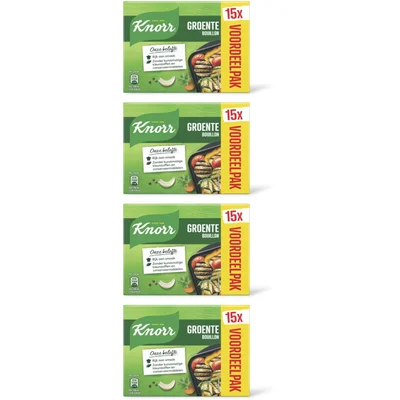 Knorr Groente bouillonblokjes voordeel 4-pack