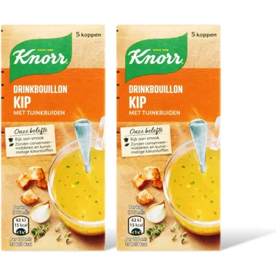 Knorr Drinkbouillon kip 2-pack