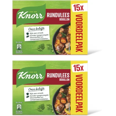 Knorr Rund bouillonblokjes voordeelpak 2-pack