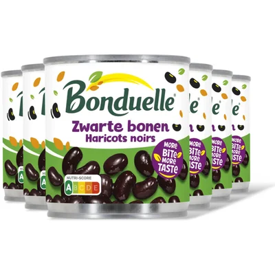 Bonduelle Bonduelle Zwarte bonen 6-pack