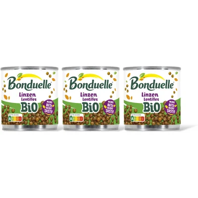 Bonduelle Bonduelle Linzen bio 3-pack
