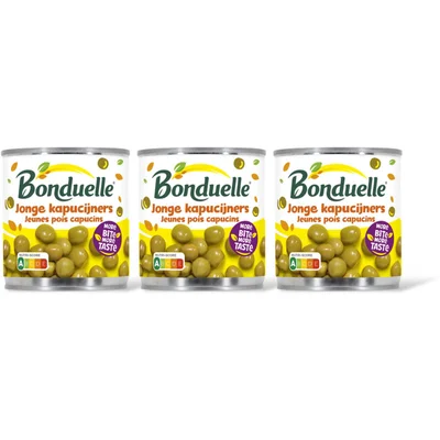 Bonduelle Bonduelle Jonge kapucijners 3-pack