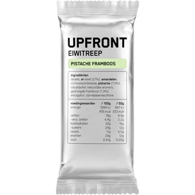 Upfront Eiwitreep pistache framboos
