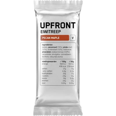 Upfront Eiwitreep pecan maple