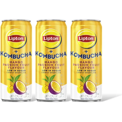 Lipton Ice tea kombucha mango passion 3-pack