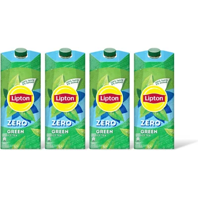 Lipton Ice tea green zero sugar 4-pack