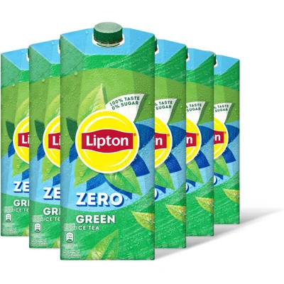 Lipton Ice tea green zero sugar 6-pack