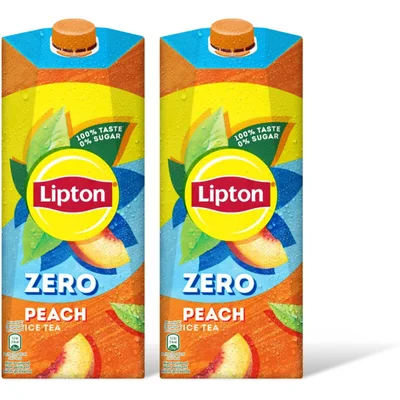 Lipton Ice tea peach zero sugar 2-pack