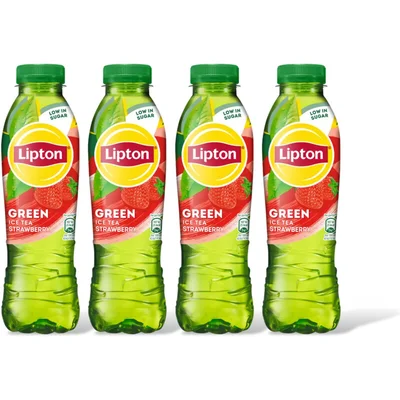 Lipton Ice tea green strawberry 4-pack