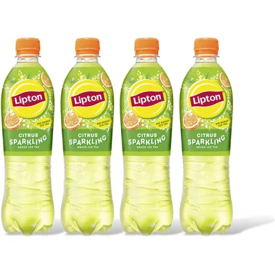 Lipton Ice tea green citrus sparkling ns 4-pack