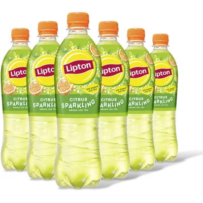 Lipton Ice tea green citrus sparkling ns 6-pack
