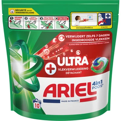 Ariel 4in1 pods+ ultra wasmiddelcapsules