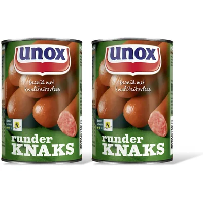 Unox Runder knaks 2-pack