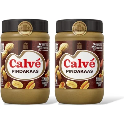 Calvé Pindakaas pot 2pack