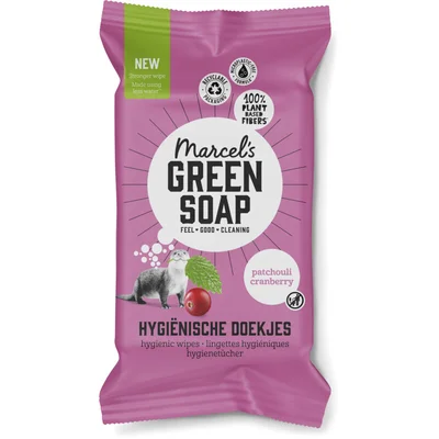 Marcel's Green Soap Hygienische doekjes Patchouli&Cranb