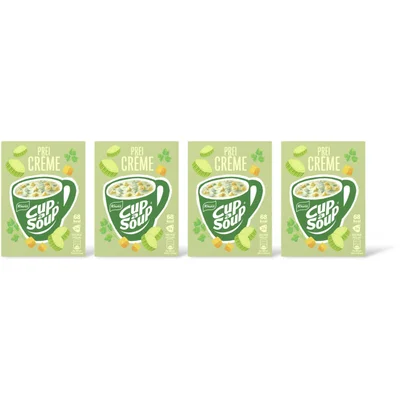 Knorr Cup-a-soup prei créme 4-pack