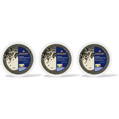 AH Excellent Hummus zwarte knoflook 3-pack
