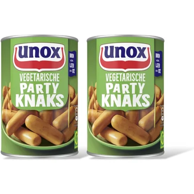 Unox Vegetarische party knaks 2-pack