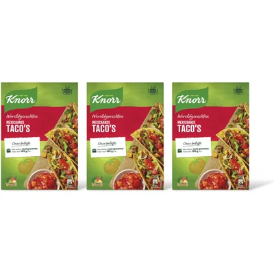 Knorr Wereldgerechten Mexicaanse taco's 3-pack