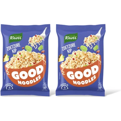 Knorr Good noodles zoetzure kip 2-pack